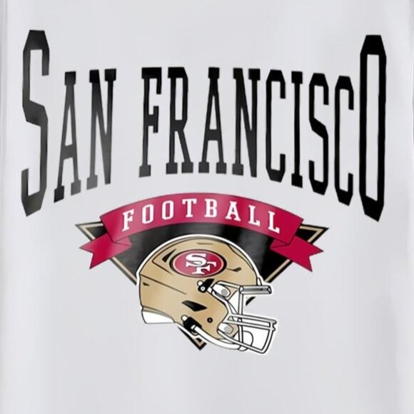 San Francisco 49ers Enforcer Relaxed T-Shirt Gameday Couture NFL Tee 51 - Picture 2 of 5